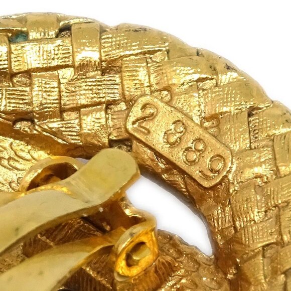 Chanel Button Earrings Clip-On Gold 2889/29 184999 - Picture 3 of 4